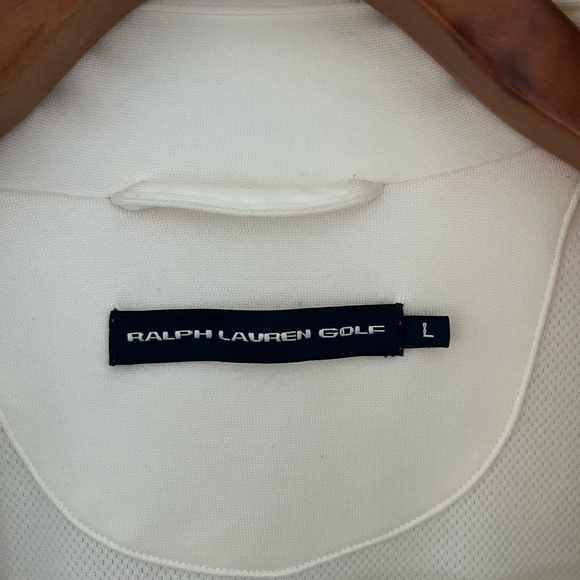 Ralph Lauren Golf Vintage Zip Vest Womens Small Mock Neck Ivory Brown Old Money - Picture 5 of 16